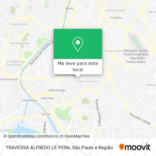 TRAVESSA ALFREDO LE PERA mapa