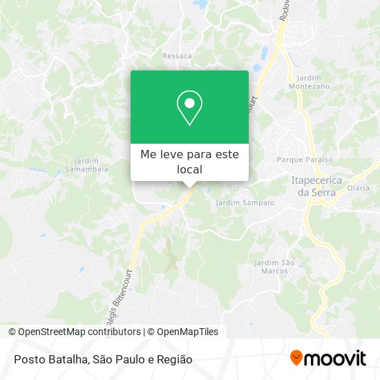 Posto Batalha mapa