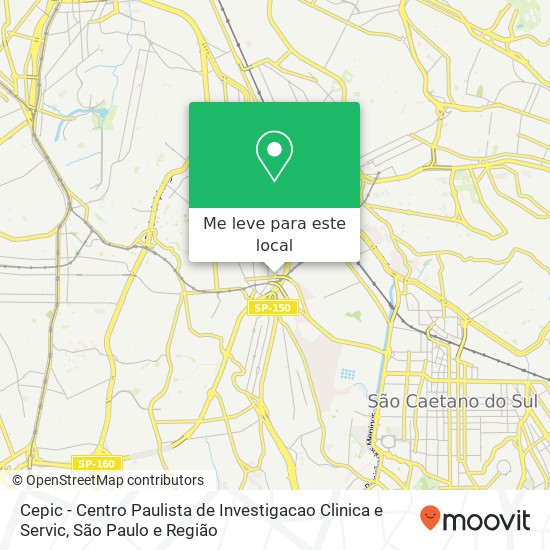 Cepic - Centro Paulista de Investigacao Clinica e Servic mapa