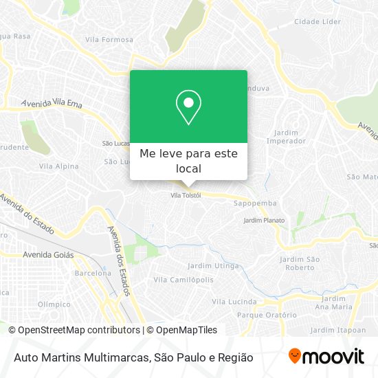 Auto Martins Multimarcas mapa