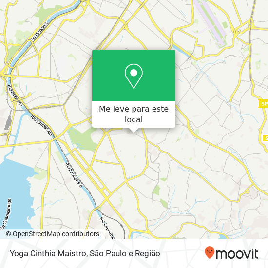 Yoga Cinthia Maistro mapa