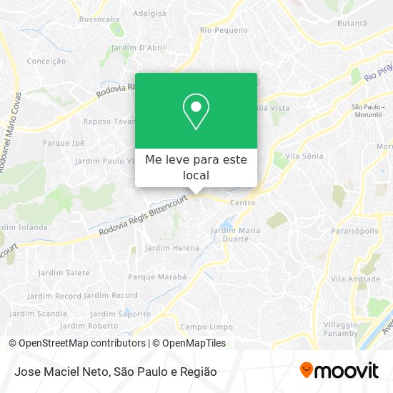 Jose Maciel Neto mapa