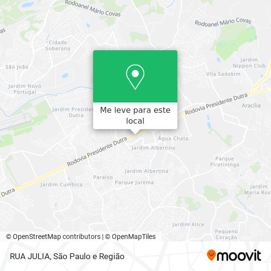 RUA JULIA mapa