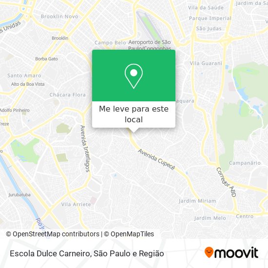 Escola Dulce Carneiro mapa