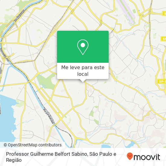 Professor Guilherme Belfort Sabino mapa