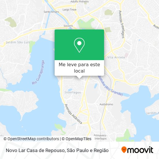 Novo Lar Casa de Repouso mapa