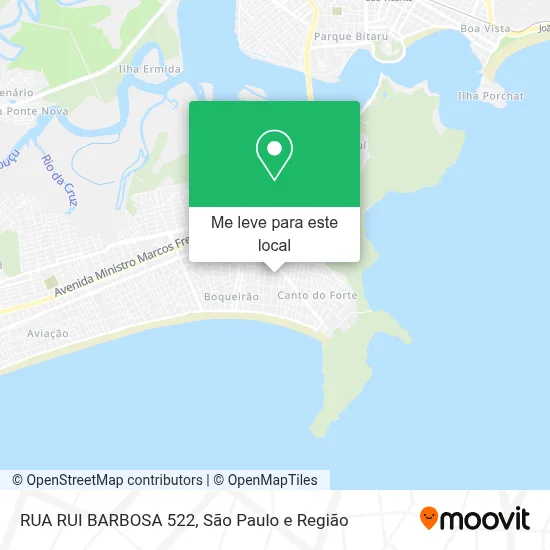 RUA RUI BARBOSA 522 mapa