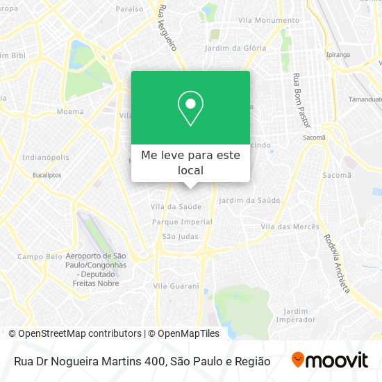 Rua Dr  Nogueira Martins 400 mapa