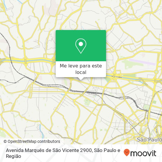 Avenida Marquês de São Vicente 2900 mapa