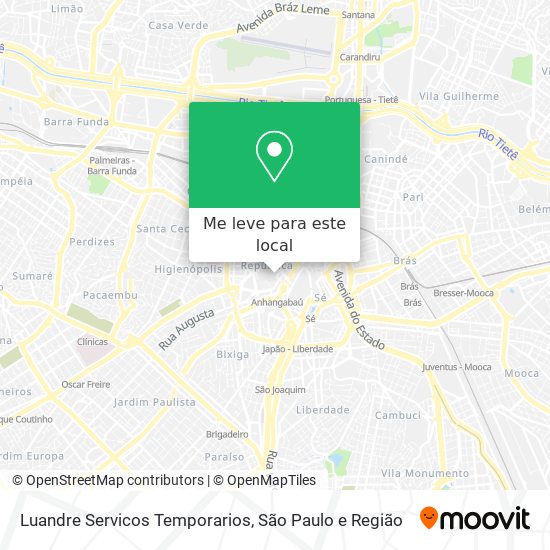 Luandre Servicos Temporarios mapa