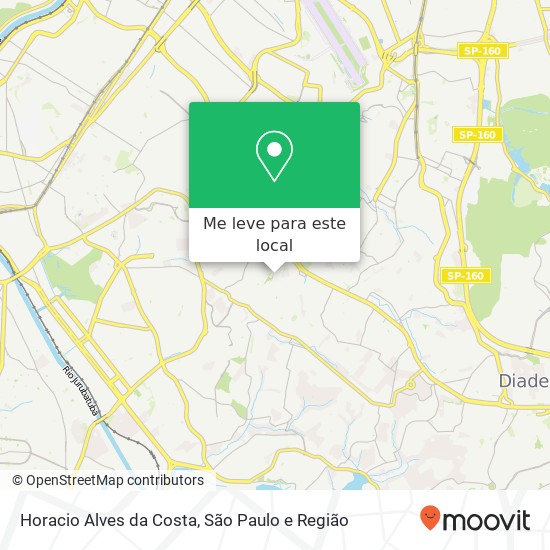 Horacio Alves da Costa mapa