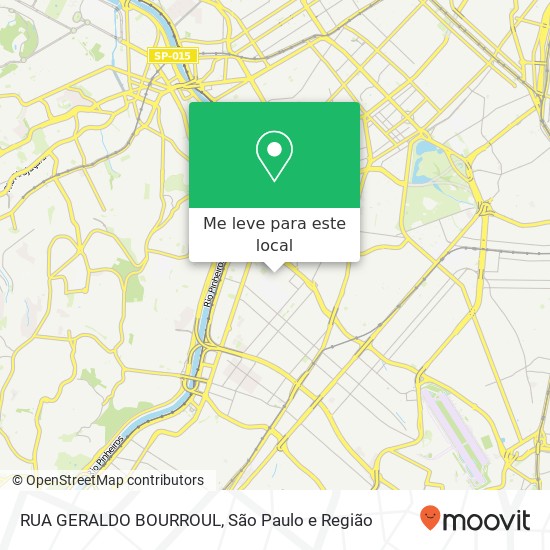 RUA GERALDO BOURROUL mapa