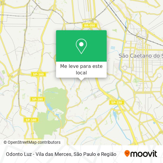 Odonto Luz - Vila das Merces mapa