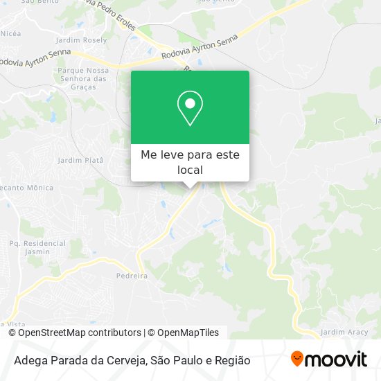Adega Parada da Cerveja mapa