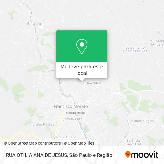 RUA OTILIA ANA DE JESUS mapa