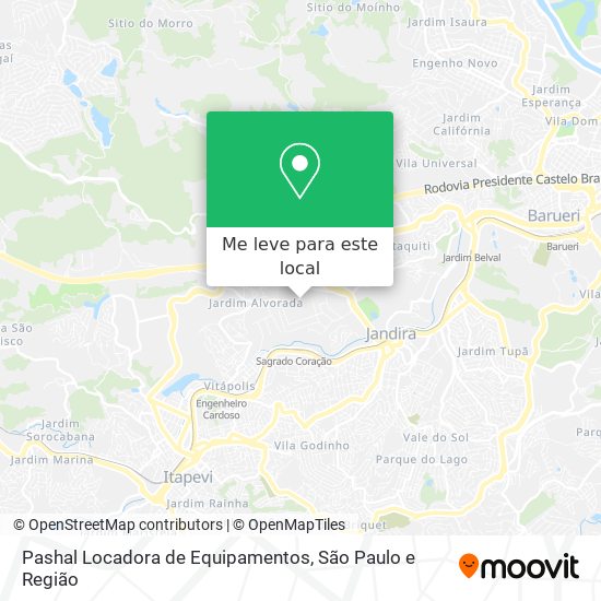 Pashal Locadora de Equipamentos mapa