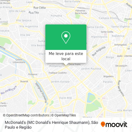 McDonald's (MC Donald's Henrique Shaumann) mapa