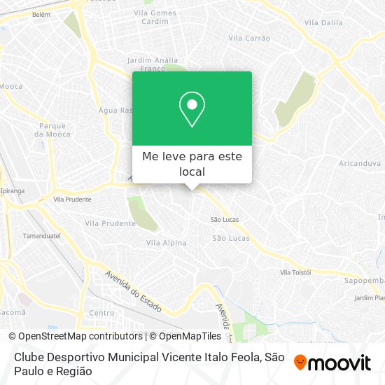 Clube Desportivo Municipal Vicente Italo Feola mapa