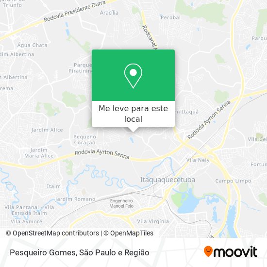 Pesqueiro Gomes mapa