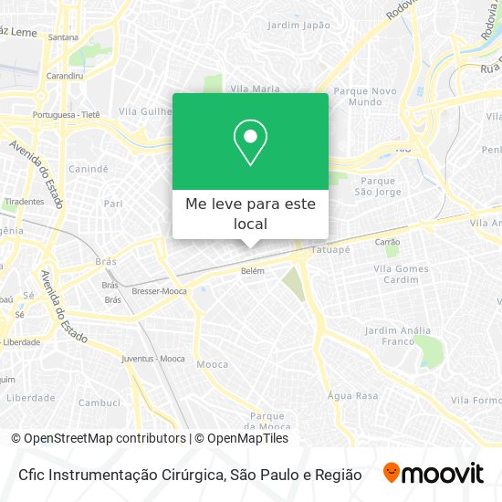 Cfic Instrumentação Cirúrgica mapa