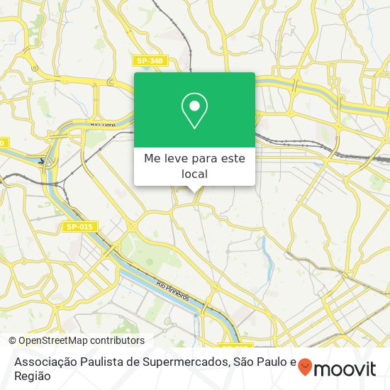 Associação Paulista de Supermercados mapa