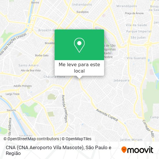 CNA (CNA Aeroporto Vila Mascote) mapa
