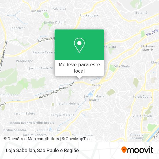 Loja Sabollan mapa