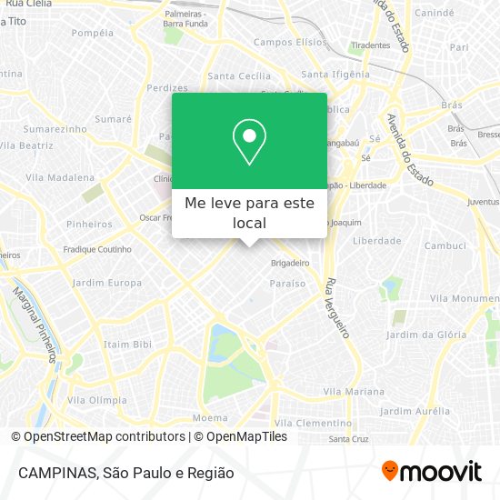 CAMPINAS mapa