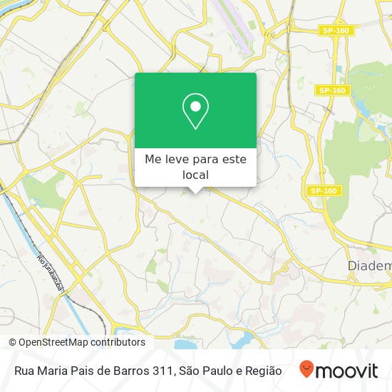 Rua Maria Pais de Barros 311 mapa
