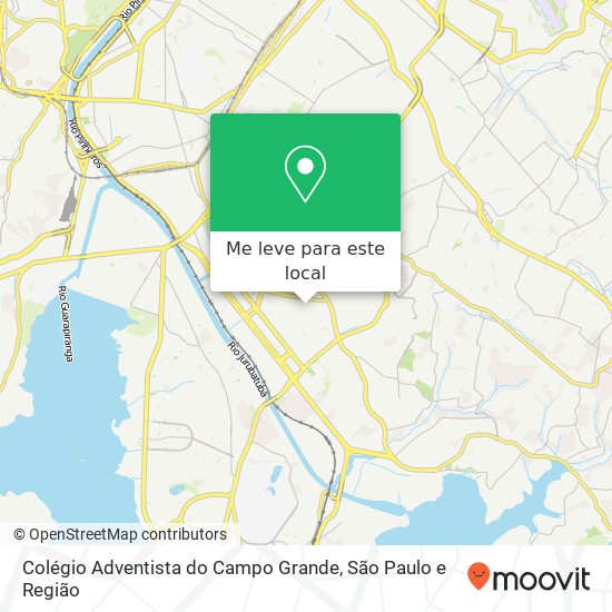 Colégio Adventista do Campo Grande mapa