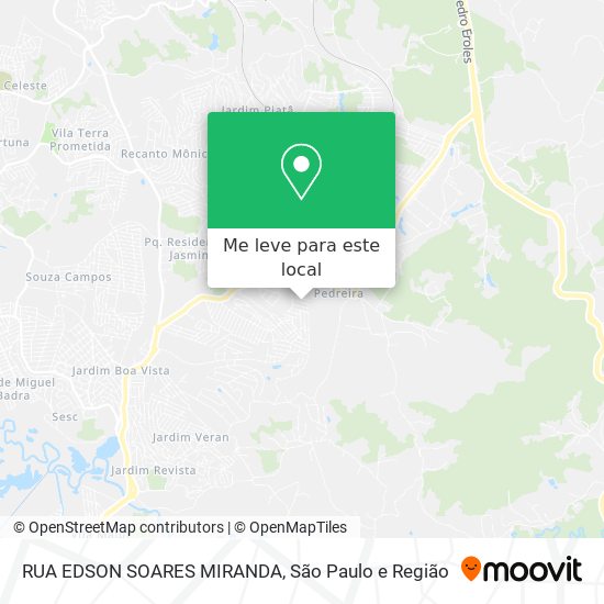 RUA EDSON SOARES MIRANDA mapa