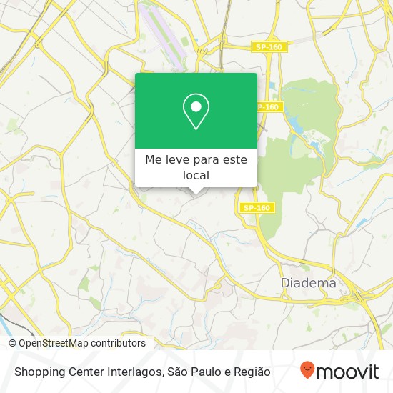 Shopping Center Interlagos mapa
