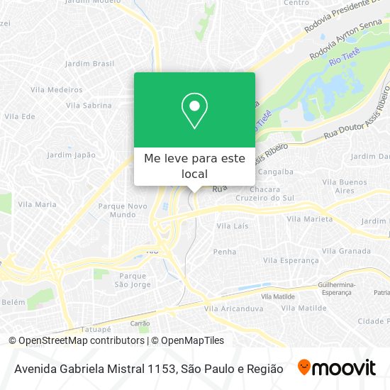 Avenida Gabriela Mistral 1153 mapa