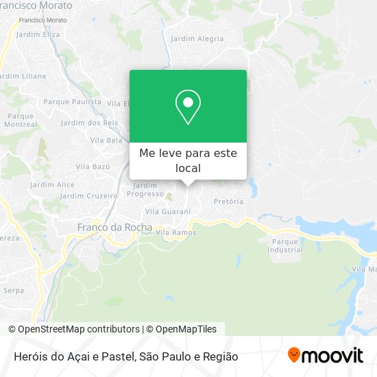 Heróis do Açai e Pastel mapa