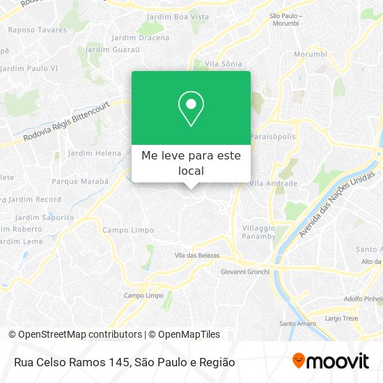 Rua Celso Ramos 145 mapa