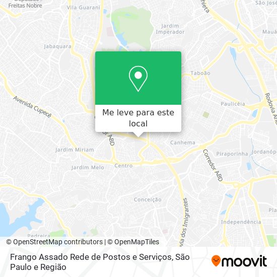 Frango Assado Rede de Postos e Serviços mapa