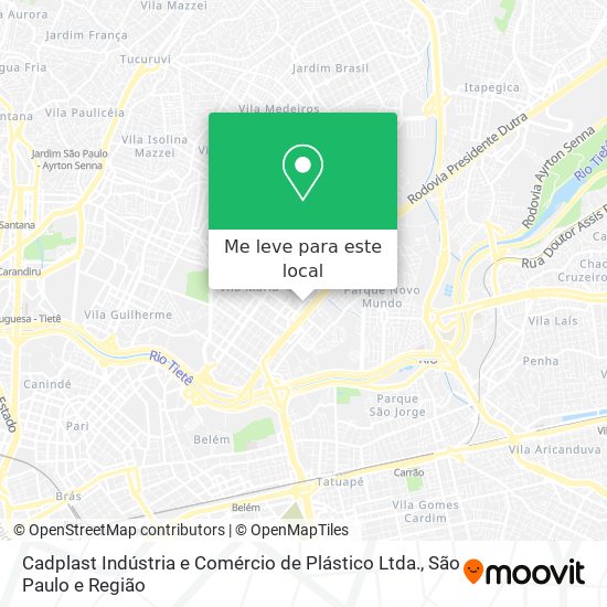 Cadplast Indústria e Comércio de Plástico Ltda. mapa