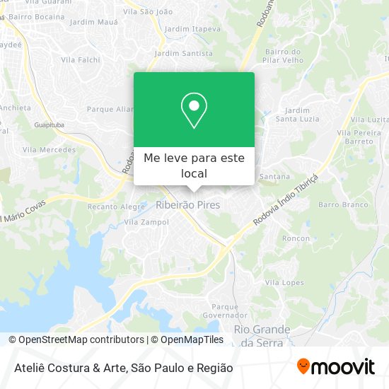 Ateliê Costura & Arte mapa