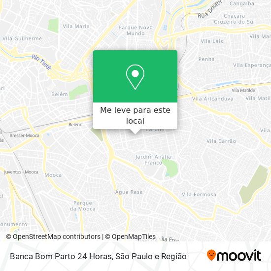 Banca Bom Parto 24 Horas mapa
