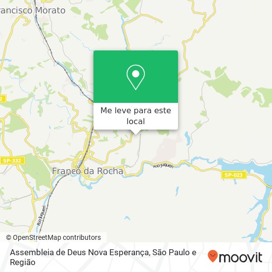 Assembleia de Deus Nova Esperança mapa