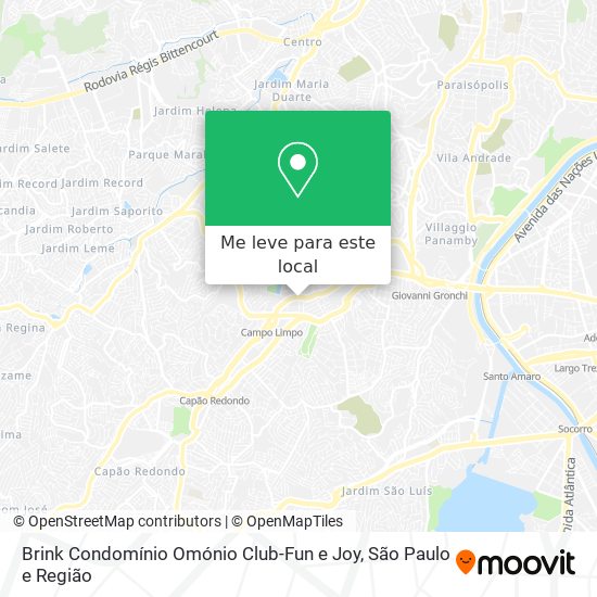 Brink Condomínio Omónio Club-Fun e Joy mapa