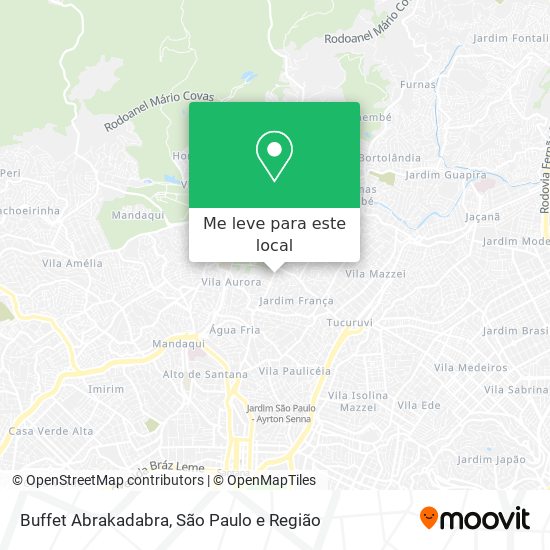 Buffet Abrakadabra mapa