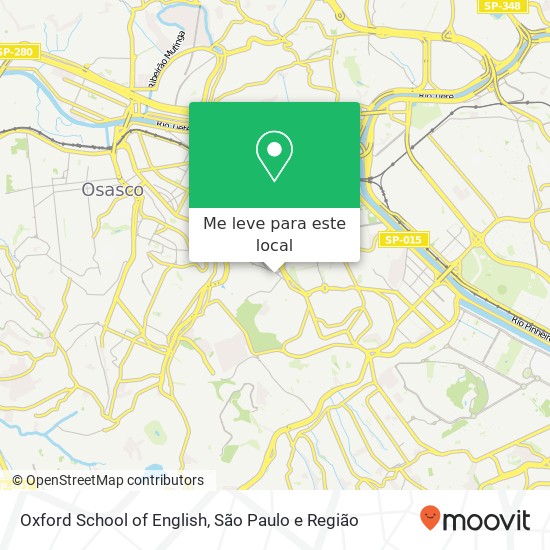 Oxford School of English mapa