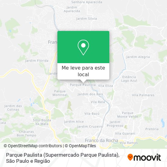 Parque Paulista (Supermercado Parque Paulista) mapa