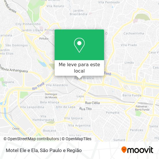 Motel Ele e Ela mapa