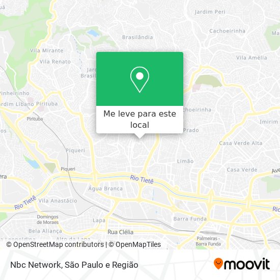 Nbc Network mapa