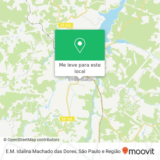 E.M. Idalina Machado das Dores mapa