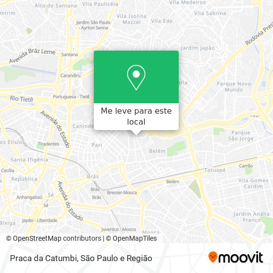 Praca da Catumbi mapa