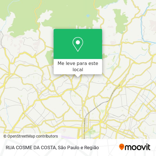 RUA COSME DA COSTA mapa