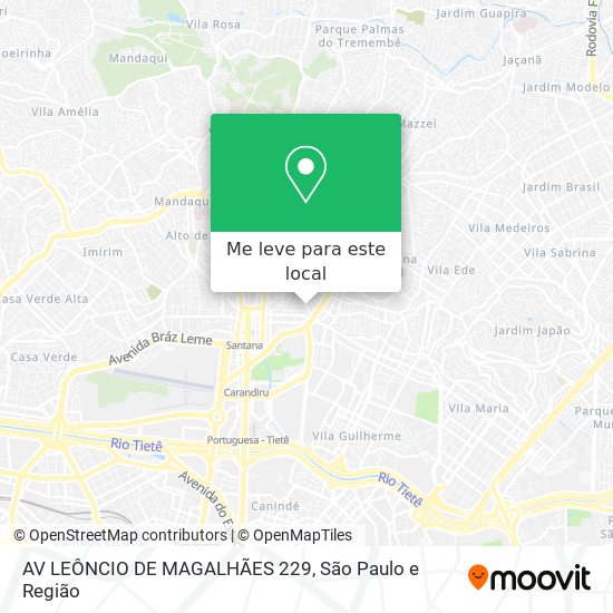 AV LEÔNCIO DE MAGALHÃES 229 mapa